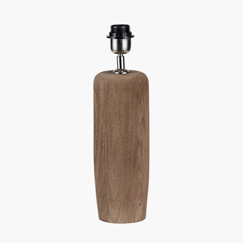 Inaya Natural Tapered Wood Table Lamp Base