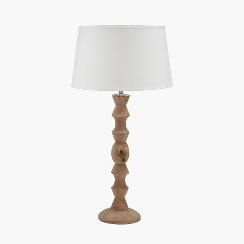 Ayra L Table Lamp & Winston 40cm White shade