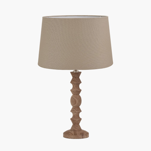 Ayra Natural Lamp/Winston 35cm Taupe shade