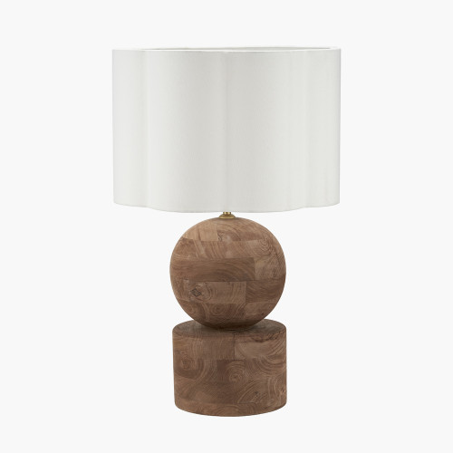 Ziva Base & Bloom 45cm White Shade
