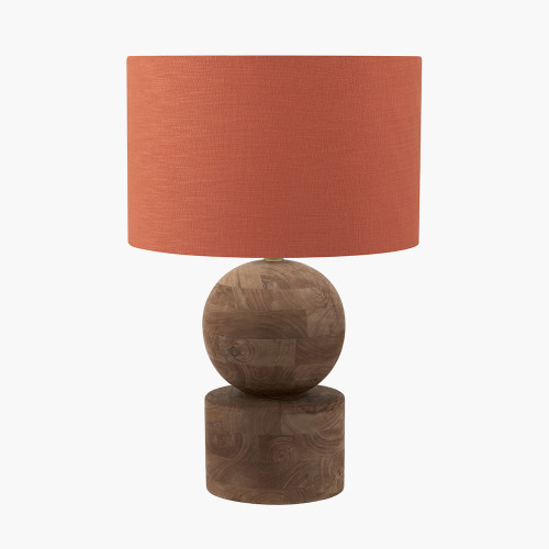 Ziva Base & Lino 45cm Cinnamon Shade