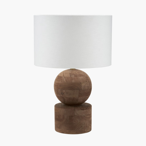 Ziva Base & Lino 45cm White Shade