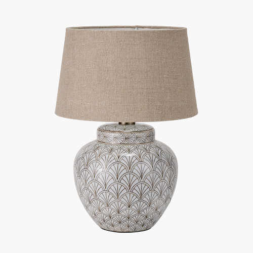 Barbier Base &  Milos 35cm Natural Shade