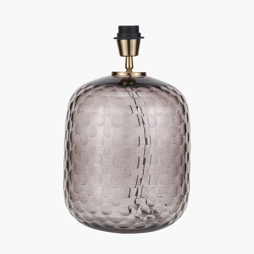 Camille Large Smoke Grey Table Lamp Base