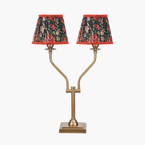 Tatiana Lamp & floressa 16cm Red Shade