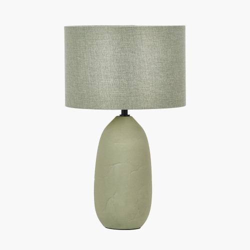 Erika Sage Textured Ceramic Table Lamp
