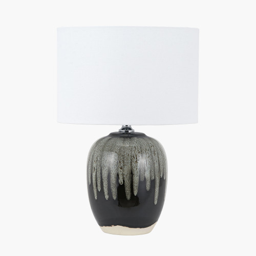 Esmalte Drip Glaze Effect Ceramic Table Lamp