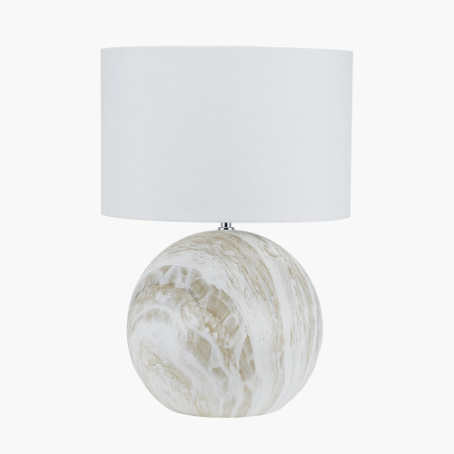 Viejo Large Stone Effect Ceramic Table Lamp