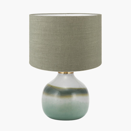 Juno Sage Lamp/Edward 30cm Green shade