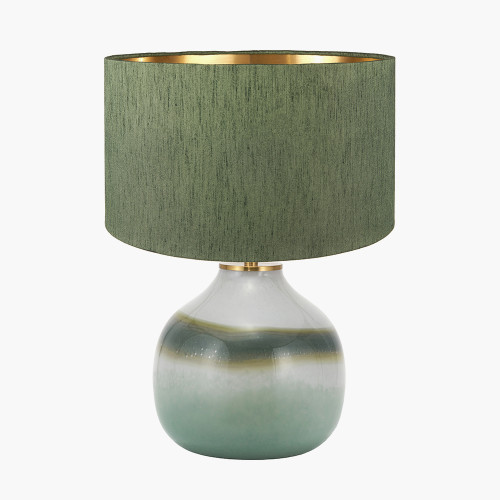 Juno Sage Lamp/stellan 30cm Green shade