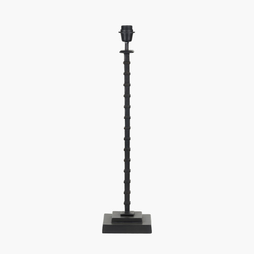 Everett Ribbed Metal Stick Table Lamp Base