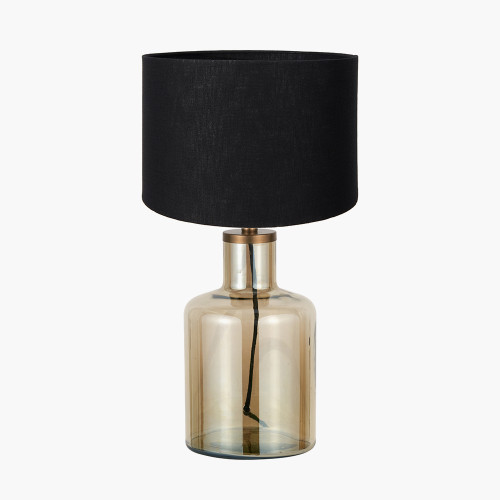 Palmo Smoke Lamp/Lino Black shade