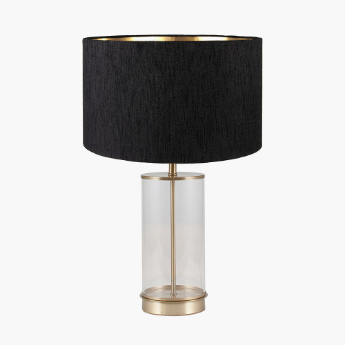 Westwood Champagne Lamp/Stellan 35cm Black shade