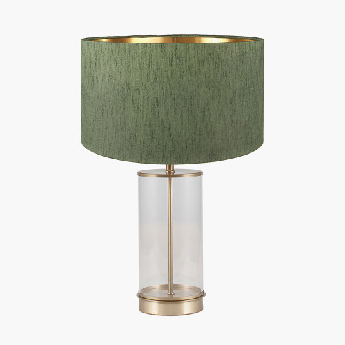 Westwood Champagne Lamp/Stellan 35cm green shade