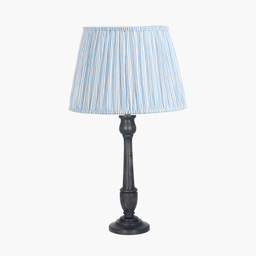 Captiva Blk Wood Base & Thiago shade