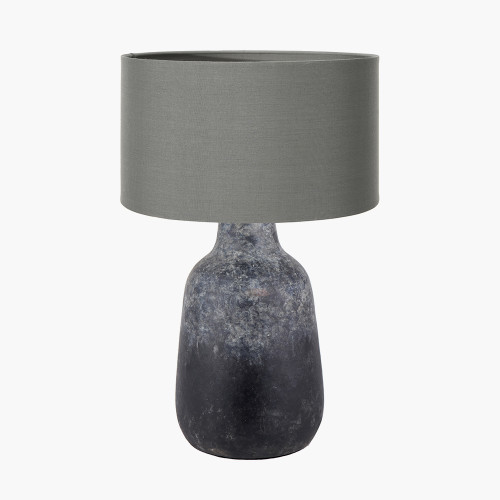 Vulcan Volcanic Lamp/Harry 35cm Grey shade