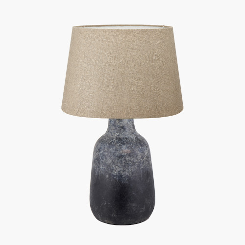 Vulcan Lamp & Milos 35cm natural shade