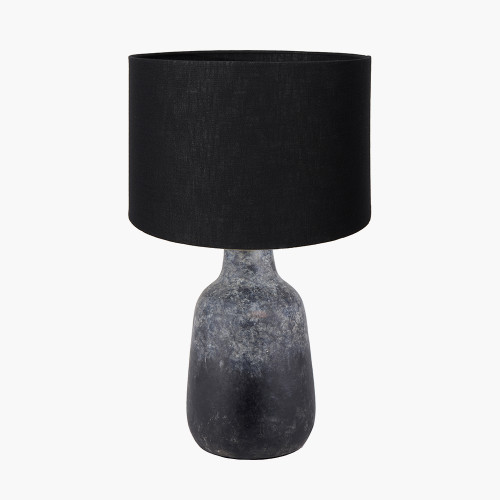 Vulcan Volcanic Lamp/lino 35cm black shade