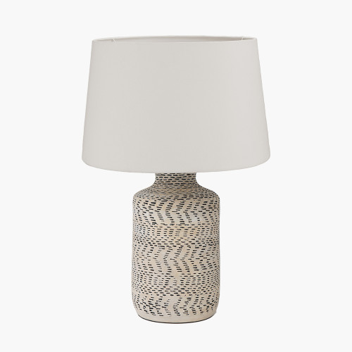 Atouk Lamp &Winston 35cm white shade