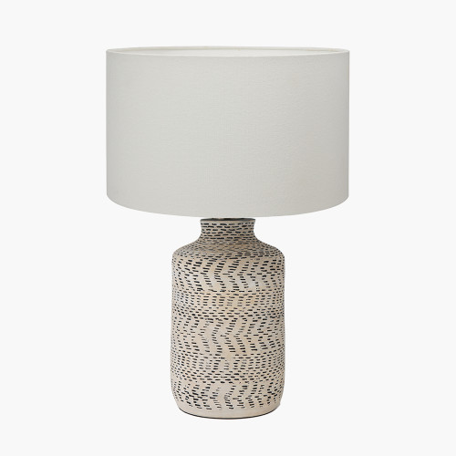 Atouk Lamp & henry 35cm white shade