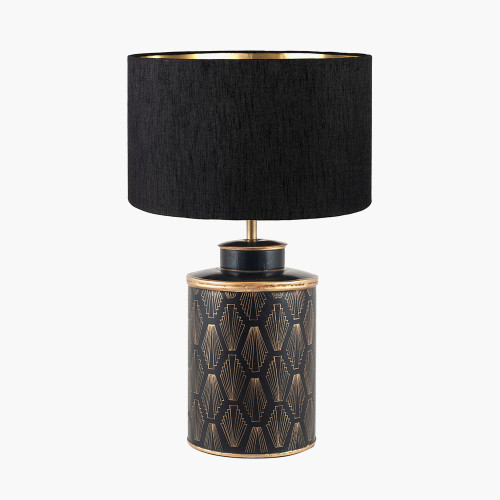 Chrysler Lamp & stellan 35cm black shade
