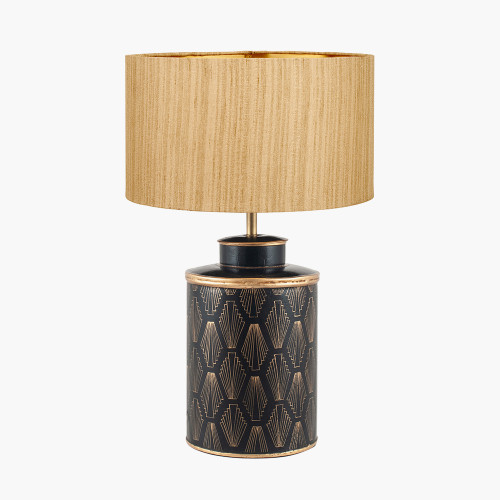 Chrysler Lamp & stellan 35cm gold shade