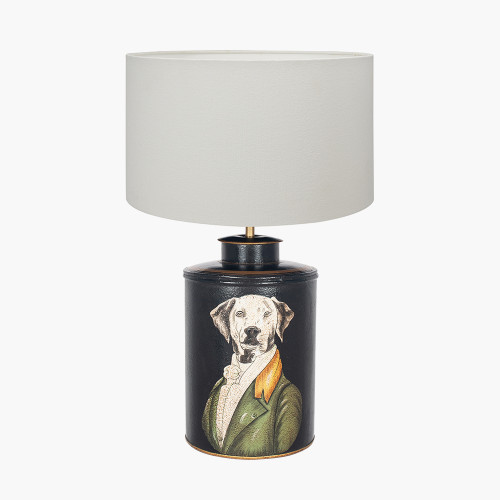 Pointer Lamp/Henry 40cm white shade