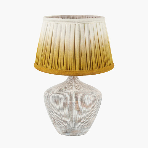 Manaia Tbl Base & Scallop 35 mustard Shade
