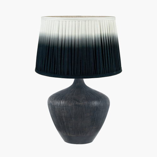 Manaia Black Base & Scallop 35cm Black Shade