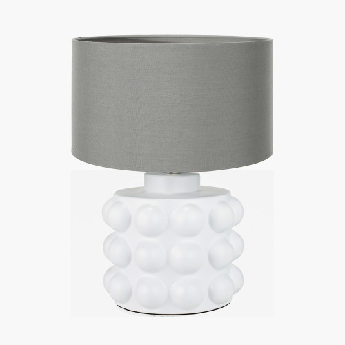 Kari Circle Lamp/Harry 40cm Grey shade