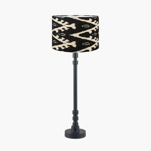 Rhode Table Base & Lars 30cm Black shade