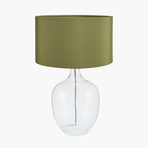 Islay Clear Lamp/Harry 40cm Sage shade