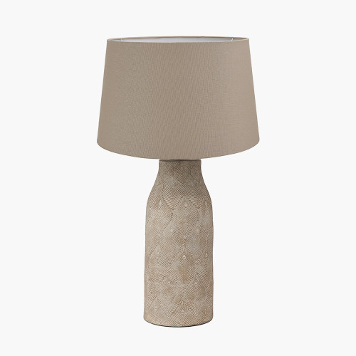 Palawan Lamp/Winston 40cm Taupe shade