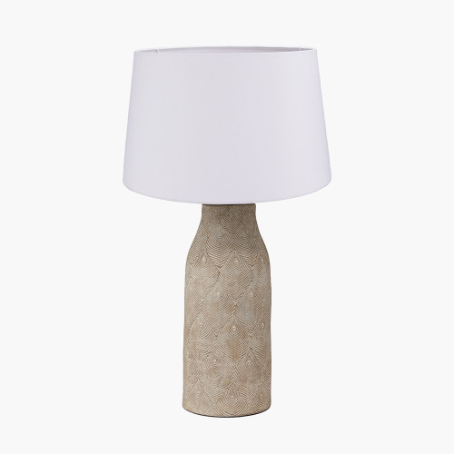 Palawan Lamp/Winston 40cm white shade