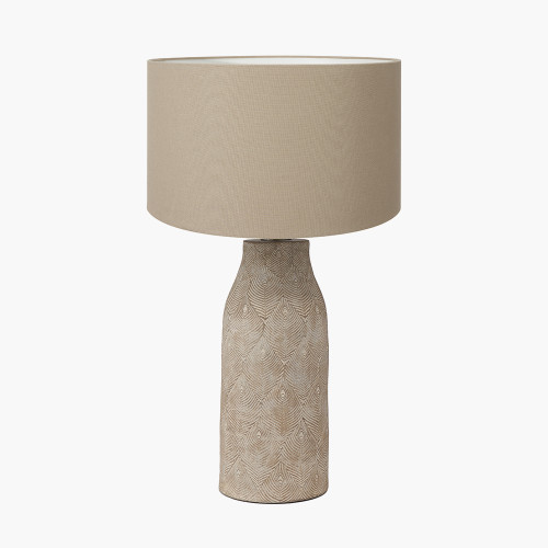 Palawan Lamp/Henry 40cm Taupe shade