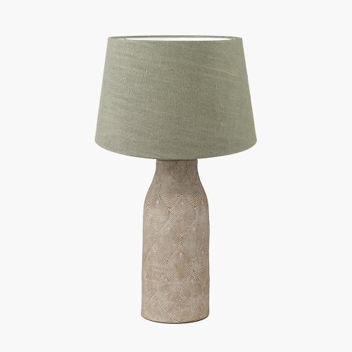Palawan Lamp/Milos 40cm green shade
