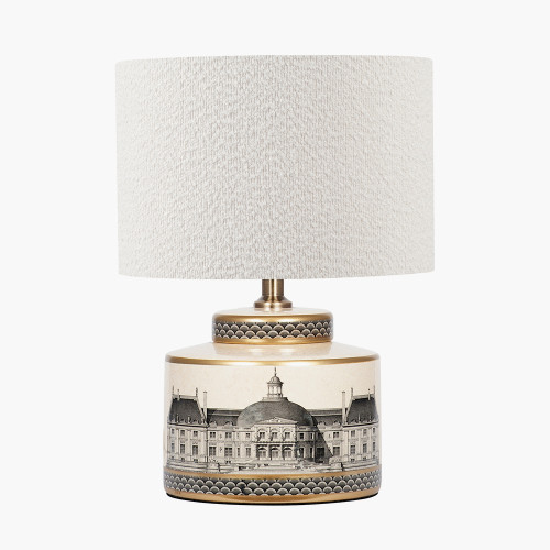 Wren Lamp & Rouen 30cm White shade