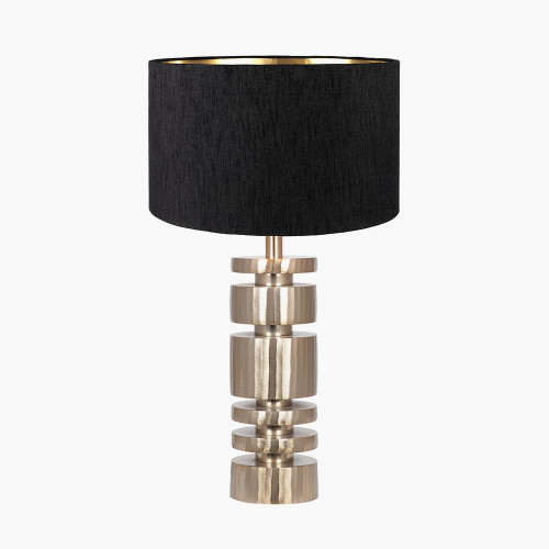 Elon Gold Lamp/stellan 35cm Black shade
