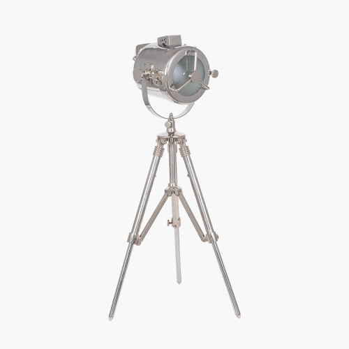 Nickel Searchlight Table Lamp