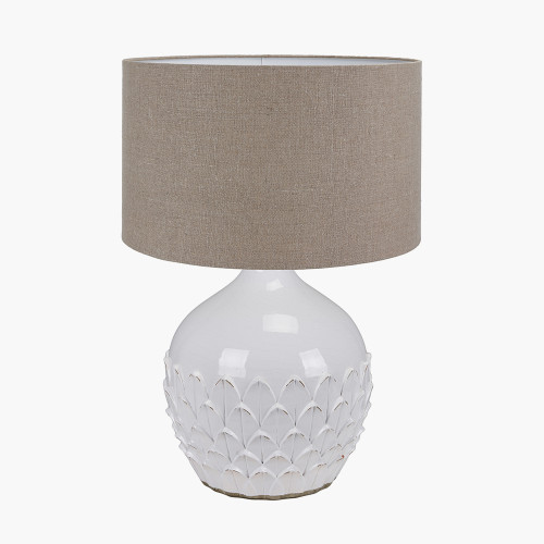 Willow Lamp & Edward 40cm Natural shade