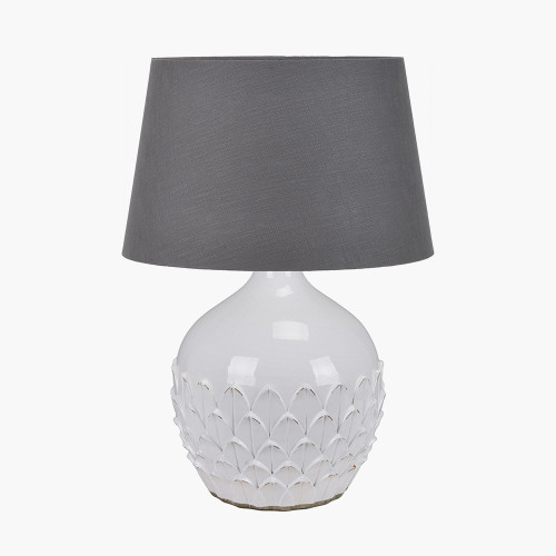 Willow Lamp & Lys 40cm Grey shade