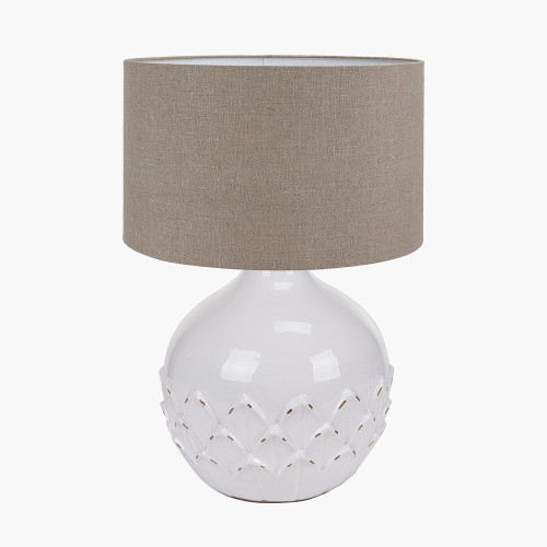 Willow Small Lamp & Edward 30cm Natural shade