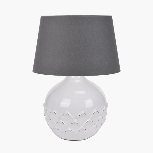 Willow Small Lamp & Lys 25cm Grey shade