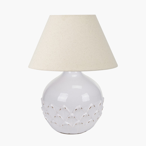 Willow Small Lamp & Seychelles 30cm Cream shade