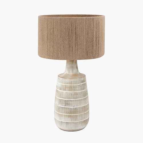 Dambula WhiteTall Lamp/issa 40cm rope shade