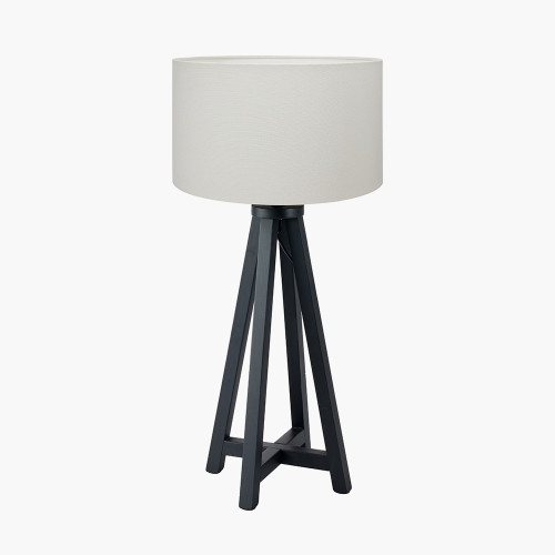 Willow Small Lamp & Lino 30cm Grey shade