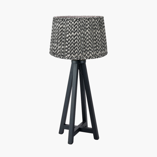 Whitby Black Lamp & Vienna 35cm black shade