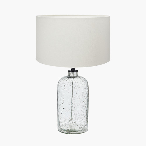 Ophelia Grey Lamp/Henry 40cm White shade