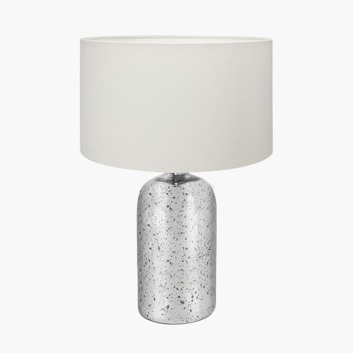 Ophelia Mercurial Lamp/Henry 40cm White shade