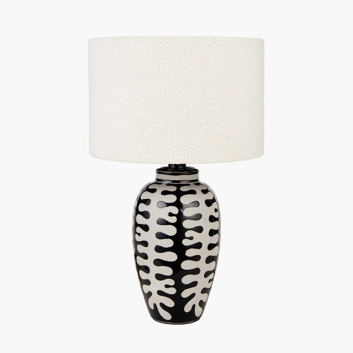 Elkorn Base with Rouen 35cm White shade